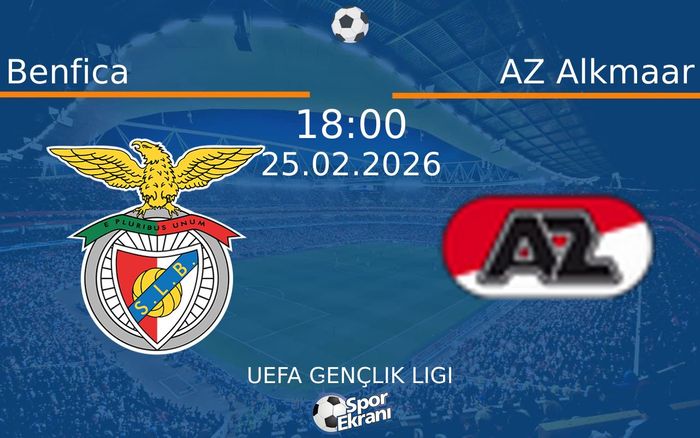25 Şubat 2026 Benfica vs AZ Alkmaar maçı Hangi Kanalda Saat Kaçta Yayınlanacak?