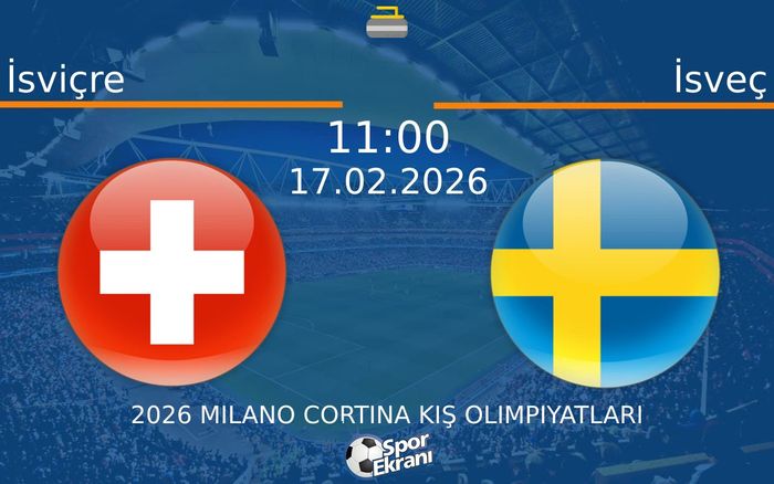17 Şubat 2026 İsviçre vs İsveç maçı Hangi Kanalda Saat Kaçta Yayınlanacak? 17 Şubat 2026 İsviçre vs İsveç maçı Hangi Kanalda Saat Kaçta Yayınlanacak?