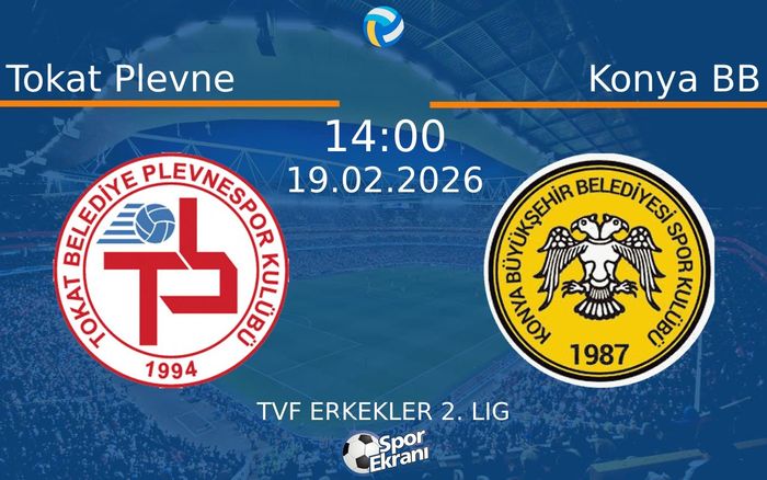 19 Şubat 2026 Tokat Plevne vs Konya BB maçı Hangi Kanalda Saat Kaçta Yayınlanacak? 19 Şubat 2026 Tokat Plevne vs Konya BB maçı Hangi Kanalda Saat Kaçta Yayınlanacak?