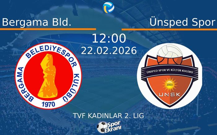 22 Şubat 2026 Bergama Bld. vs Ünsped Spor maçı Hangi Kanalda Saat Kaçta Yayınlanacak?