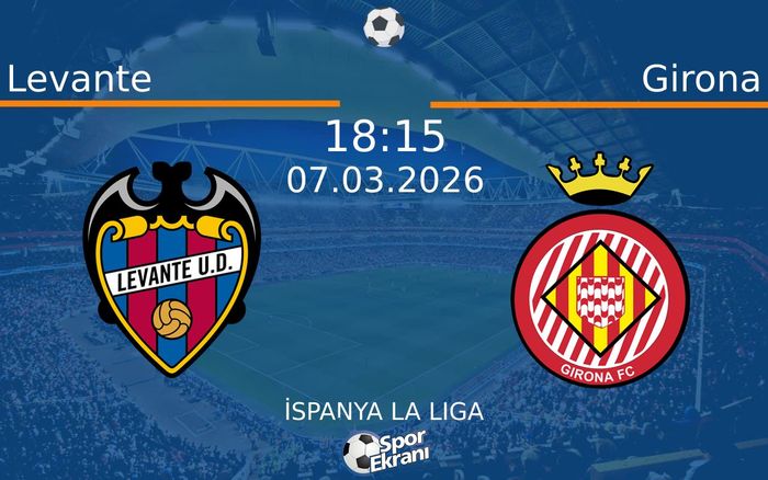 07 Mart 2026 Levante vs Girona maçı Hangi Kanalda Saat Kaçta Yayınlanacak?