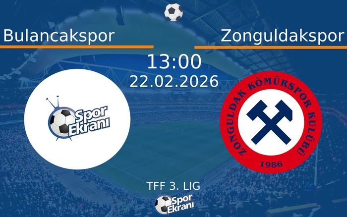 22 Şubat 2026 Bulancakspor vs Zonguldakspor maçı Hangi Kanalda Saat Kaçta Yayınlanacak? 22 Şubat 2026 Bulancakspor vs Zonguldakspor maçı Hangi Kanalda Saat Kaçta Yayınlanacak?
