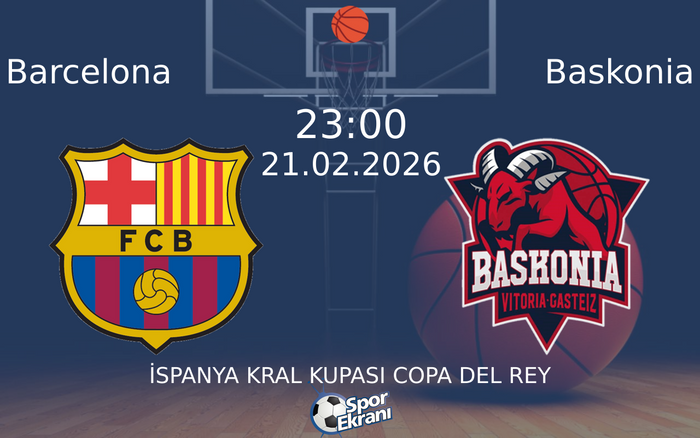21 Şubat 2026 Barcelona vs Baskonia maçı Hangi Kanalda Saat Kaçta Yayınlanacak?