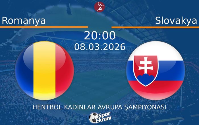 08 Mart 2026 Romanya vs Slovakya maçı Hangi Kanalda Saat Kaçta Yayınlanacak? 08 Mart 2026 Romanya vs Slovakya maçı Hangi Kanalda Saat Kaçta Yayınlanacak?