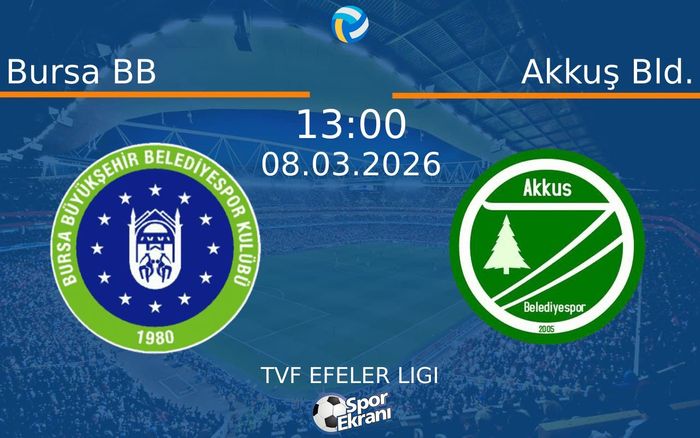 08 Mart 2026 Bursa BB vs Akkuş Bld. maçı Hangi Kanalda Saat Kaçta Yayınlanacak?