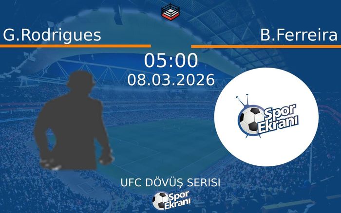 08 Mart 2026 G.Rodrigues vs B.Ferreira maçı Hangi Kanalda Saat Kaçta Yayınlanacak?