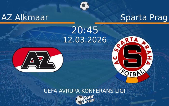 12 Mart 2026 AZ Alkmaar vs Sparta Prag maçı Hangi Kanalda Saat Kaçta Yayınlanacak?