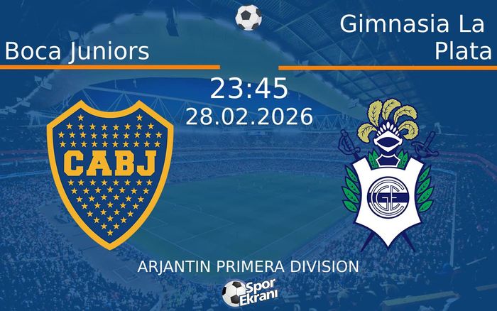 28 Şubat 2026 Boca Juniors vs Gimnasia La Plata maçı Hangi Kanalda Saat Kaçta Yayınlanacak? 28 Şubat 2026 Boca Juniors vs Gimnasia La Plata maçı Hangi Kanalda Saat Kaçta Yayınlanacak?