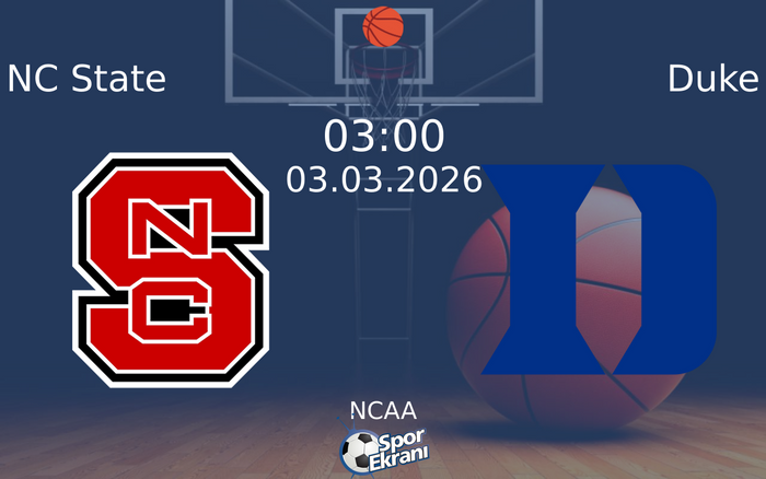 03 Mart 2026 NC State vs Duke maçı Hangi Kanalda Saat Kaçta Yayınlanacak?