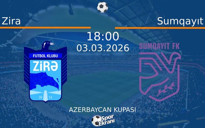 03 Mart 2026 Zira vs Sumqayıt maçı Hangi Kanalda Saat Kaçta Yayınlanacak?