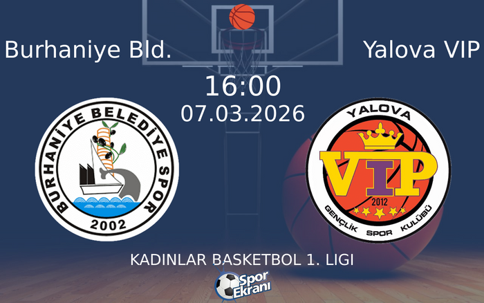 07 Mart 2026 Burhaniye Bld. vs Yalova VIP maçı Hangi Kanalda Saat Kaçta Yayınlanacak?