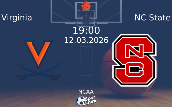 12 Mart 2026 Virginia vs NC State maçı Hangi Kanalda Saat Kaçta Yayınlanacak? 12 Mart 2026 Virginia vs NC State maçı Hangi Kanalda Saat Kaçta Yayınlanacak?