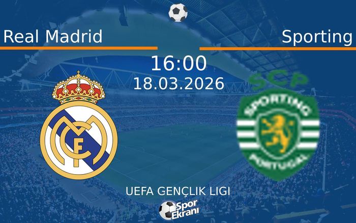 18 Mart 2026 Real Madrid vs Sporting maçı Hangi Kanalda Saat Kaçta Yayınlanacak? 18 Mart 2026 Real Madrid vs Sporting maçı Hangi Kanalda Saat Kaçta Yayınlanacak?