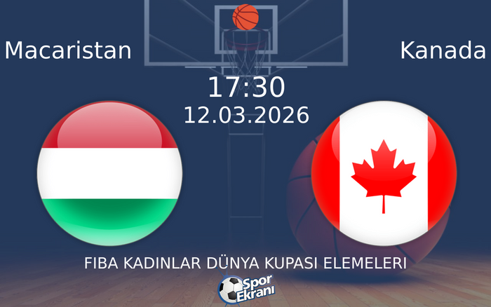 12 Mart 2026 Macaristan vs Kanada maçı Hangi Kanalda Saat Kaçta Yayınlanacak? 12 Mart 2026 Macaristan vs Kanada maçı Hangi Kanalda Saat Kaçta Yayınlanacak?