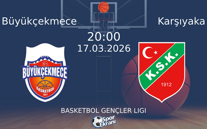17 Mart 2026 Büyükçekmece vs Karşıyaka maçı Hangi Kanalda Saat Kaçta Yayınlanacak?