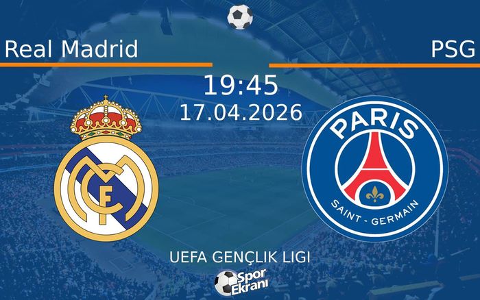 17 Nisan 2026 Real Madrid vs PSG maçı Hangi Kanalda Saat Kaçta Yayınlanacak? 17 Nisan 2026 Real Madrid vs PSG maçı Hangi Kanalda Saat Kaçta Yayınlanacak?