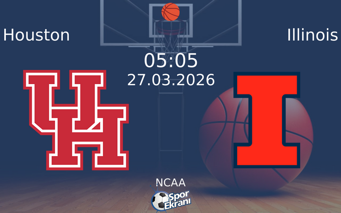 27 Mart 2026 Houston vs Illinois maçı Hangi Kanalda Saat Kaçta Yayınlanacak? 27 Mart 2026 Houston vs Illinois maçı Hangi Kanalda Saat Kaçta Yayınlanacak?