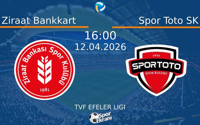 12 Nisan 2026 Ziraat Bankkart vs Spor Toto SK maçı Hangi Kanalda Saat Kaçta Yayınlanacak? 12 Nisan 2026 Ziraat Bankkart vs Spor Toto SK maçı Hangi Kanalda Saat Kaçta Yayınlanacak?