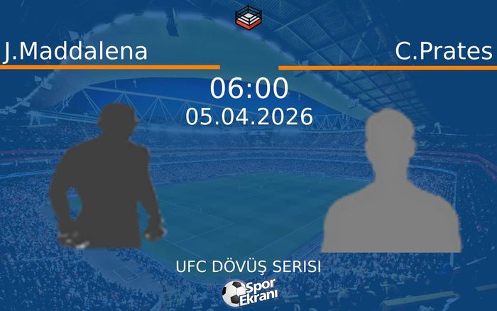 05 Nisan 2026 J.Maddalena vs C.Prates maçı Hangi Kanalda Saat Kaçta Yayınlanacak?