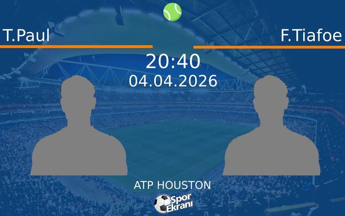 04 Nisan 2026 T.Paul vs F.Tiafoe maçı Hangi Kanalda Saat Kaçta Yayınlanacak? 04 Nisan 2026 T.Paul vs F.Tiafoe maçı Hangi Kanalda Saat Kaçta Yayınlanacak?