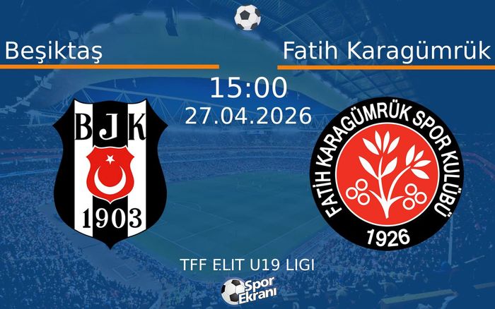 27 Nisan 2026 Beşiktaş vs Fatih Karagümrük maçı Hangi Kanalda Saat Kaçta Yayınlanacak? 27 Nisan 2026 Beşiktaş vs Fatih Karagümrük maçı Hangi Kanalda Saat Kaçta Yayınlanacak?