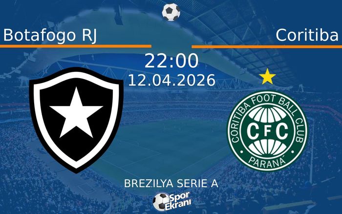12 Nisan 2026 Botafogo RJ vs Coritiba maçı Hangi Kanalda Saat Kaçta Yayınlanacak? 12 Nisan 2026 Botafogo RJ vs Coritiba maçı Hangi Kanalda Saat Kaçta Yayınlanacak?