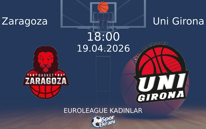 19 Nisan 2026 Zaragoza vs Uni Girona maçı Hangi Kanalda Saat Kaçta Yayınlanacak? 19 Nisan 2026 Zaragoza vs Uni Girona maçı Hangi Kanalda Saat Kaçta Yayınlanacak?
