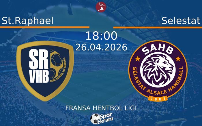 26 Nisan 2026 St.Raphael vs Selestat maçı Hangi Kanalda Saat Kaçta Yayınlanacak? 26 Nisan 2026 St.Raphael vs Selestat maçı Hangi Kanalda Saat Kaçta Yayınlanacak?