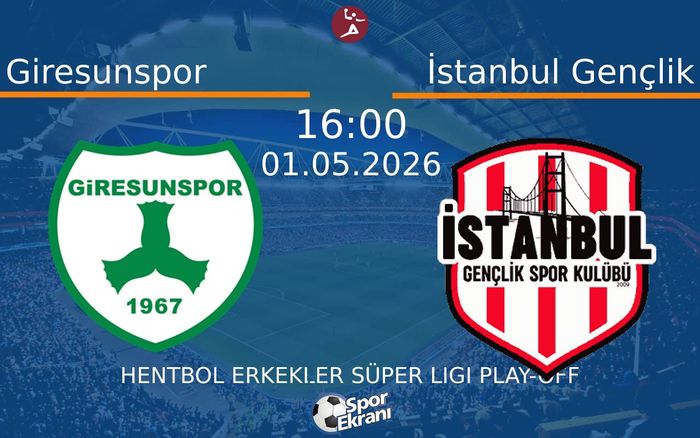 01 Mayıs 2026 Giresunspor vs İstanbul Gençlik maçı Hangi Kanalda Saat Kaçta Yayınlanacak? 01 Mayıs 2026 Giresunspor vs İstanbul Gençlik maçı Hangi Kanalda Saat Kaçta Yayınlanacak?