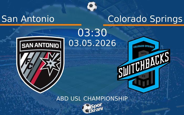 03 Mayıs 2026 San Antonio vs Colorado Springs maçı Hangi Kanalda Saat Kaçta Yayınlanacak?