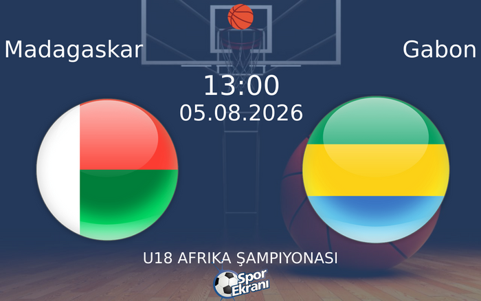 05 Ağustos 2026 Madagaskar vs Gabon maçı Hangi Kanalda Saat Kaçta Yayınlanacak?