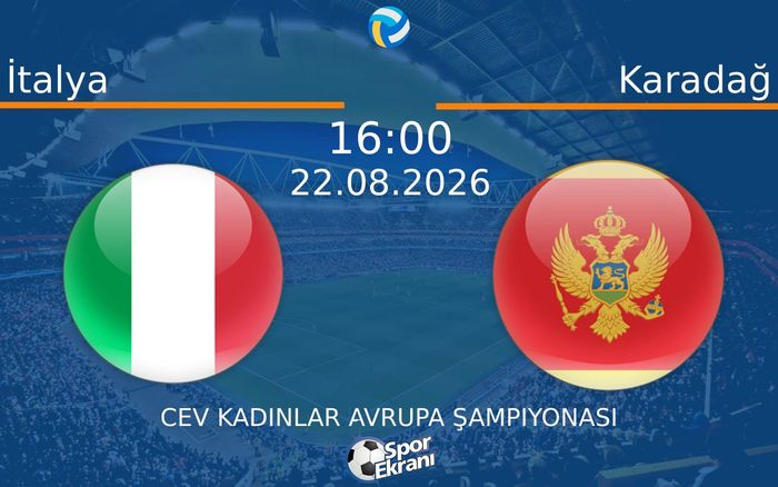 22 Ağustos 2026 İtalya vs Karadağ maçı Hangi Kanalda Saat Kaçta Yayınlanacak?