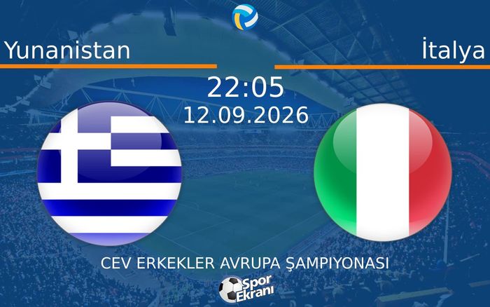12 Eylül 2026 Yunanistan vs İtalya maçı Hangi Kanalda Saat Kaçta Yayınlanacak?