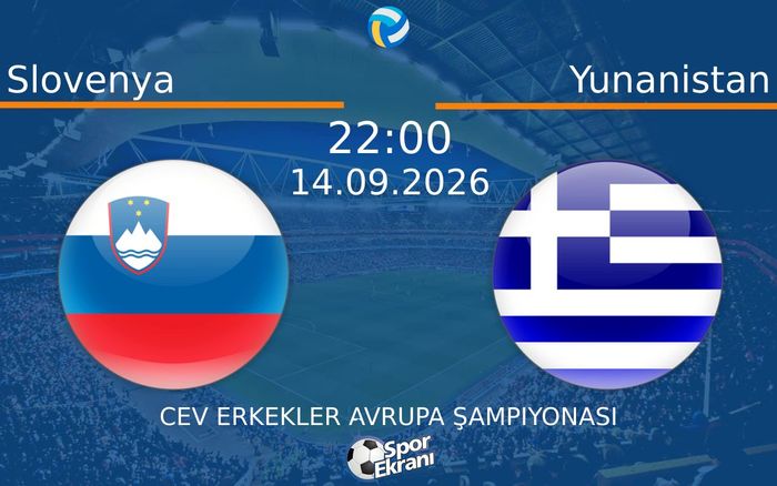 14 Eylül 2026 Slovenya vs Yunanistan maçı Hangi Kanalda Saat Kaçta Yayınlanacak? 14 Eylül 2026 Slovenya vs Yunanistan maçı Hangi Kanalda Saat Kaçta Yayınlanacak?