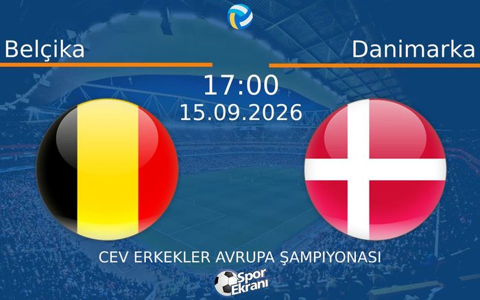 15 Eylül 2026 Belçika vs Danimarka maçı Hangi Kanalda Saat Kaçta Yayınlanacak?