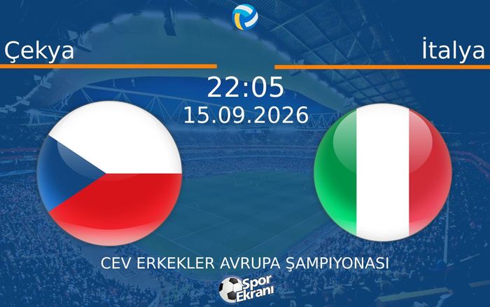 15 Eylül 2026 Çekya vs İtalya maçı Hangi Kanalda Saat Kaçta Yayınlanacak?