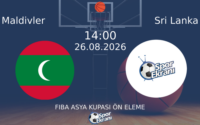 26 Ağustos 2026 Maldivler vs Sri Lanka maçı Hangi Kanalda Saat Kaçta Yayınlanacak?