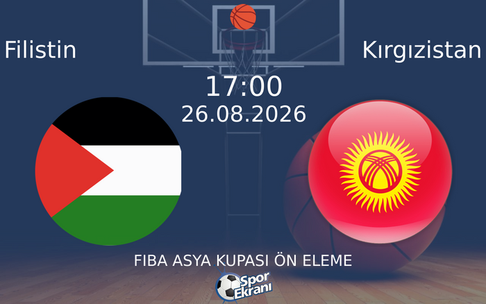 26 Ağustos 2026 Filistin vs Kırgızistan maçı Hangi Kanalda Saat Kaçta Yayınlanacak?