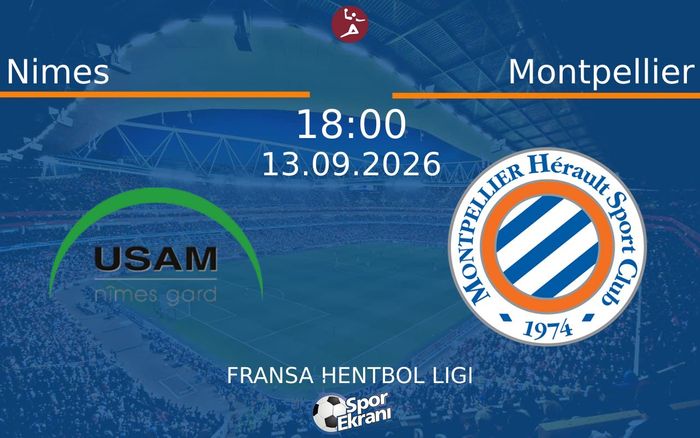 13 Eylül 2026 Nimes vs Montpellier maçı Hangi Kanalda Saat Kaçta Yayınlanacak? 13 Eylül 2026 Nimes vs Montpellier maçı Hangi Kanalda Saat Kaçta Yayınlanacak?