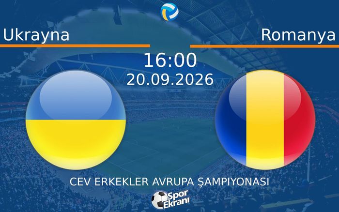 20 Eylül 2026 Ukrayna vs Romanya maçı Hangi Kanalda Saat Kaçta Yayınlanacak?