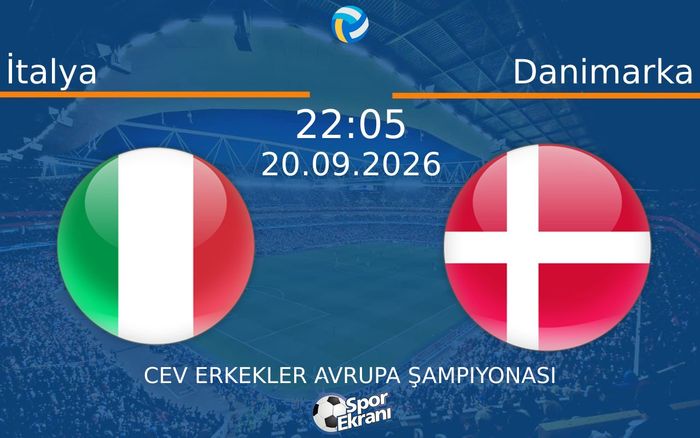 20 Eylül 2026 İtalya vs Danimarka maçı Hangi Kanalda Saat Kaçta Yayınlanacak? 20 Eylül 2026 İtalya vs Danimarka maçı Hangi Kanalda Saat Kaçta Yayınlanacak?