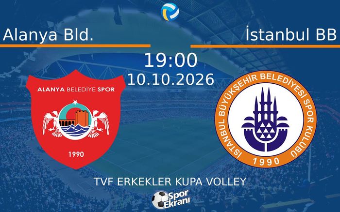 10 Ekim 2026 Alanya Bld. vs İstanbul BB maçı Hangi Kanalda Saat Kaçta Yayınlanacak?