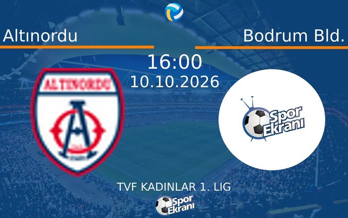 10 Ekim 2026 Altınordu vs Bodrum Bld. maçı Hangi Kanalda Saat Kaçta Yayınlanacak?