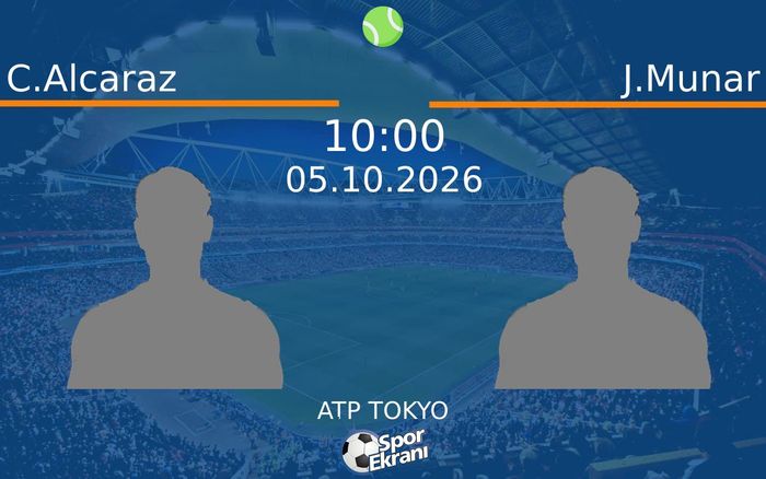 C.Alcaraz vs J.Munar maçı Hangi Kanalda Saat Kaçta Yayınlandı? | 05 Ekim 2026 C.Alcaraz vs J.Munar maçı Hangi Kanalda Saat Kaçta Yayınlandı? | 05 Ekim 2026
