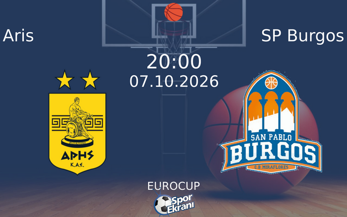 07 Ekim 2026 Aris vs SP Burgos maçı Hangi Kanalda Saat Kaçta Yayınlanacak?