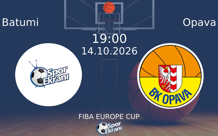 14 Ekim 2026 Batumi vs Opava maçı Hangi Kanalda Saat Kaçta Yayınlanacak?