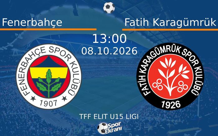 Fenerbahçe vs Fatih Karagümrük maçı Hangi Kanalda Saat Kaçta Yayınlandı? | 08 Ekim 2026
