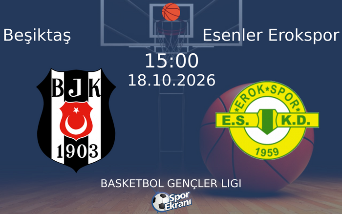 Beşiktaş vs Esenler Erokspor maçı Hangi Kanalda Saat Kaçta Yayınlanacak? | 18 Ekim 2026 Beşiktaş vs Esenler Erokspor maçı Hangi Kanalda Saat Kaçta Yayınlanacak? | 18 Ekim 2026
