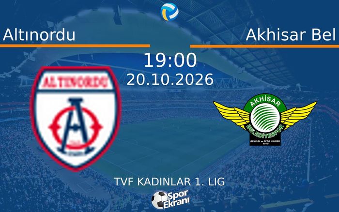 Altınordu vs Akhisar Bel maçı Hangi Kanalda Saat Kaçta Yayınlanacak? | 20 Ekim 2026 Altınordu vs Akhisar Bel maçı Hangi Kanalda Saat Kaçta Yayınlanacak? | 20 Ekim 2026