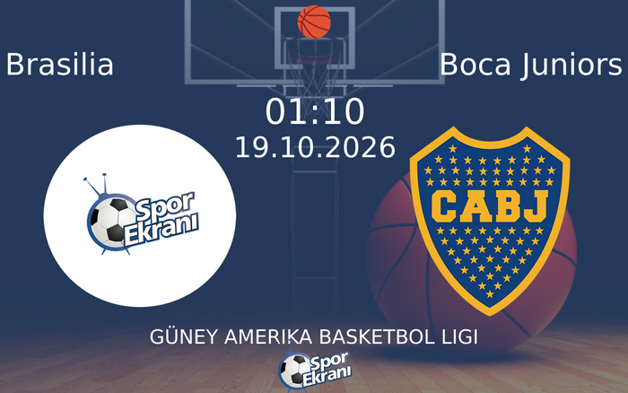 Brasilia vs Boca Juniors maçı Hangi Kanalda Saat Kaçta Yayınlanacak? | 19 Ekim 2026